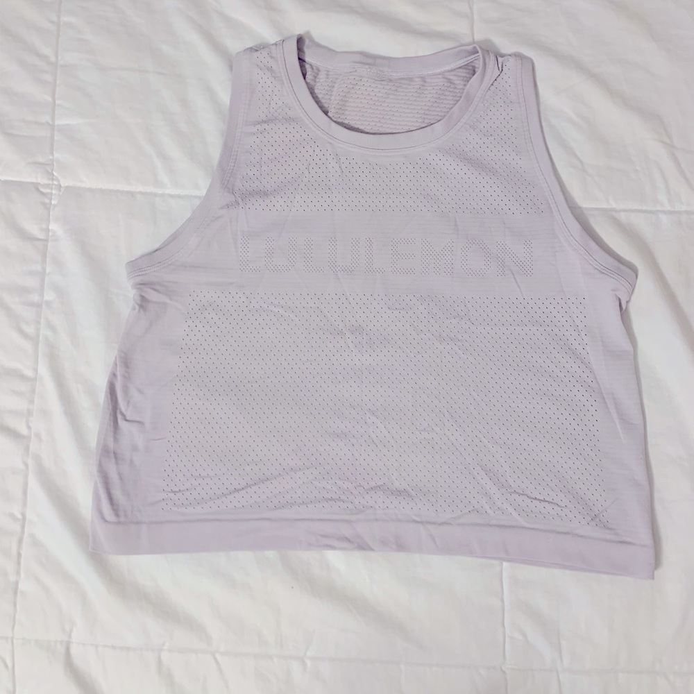 Lululemon light gray tank